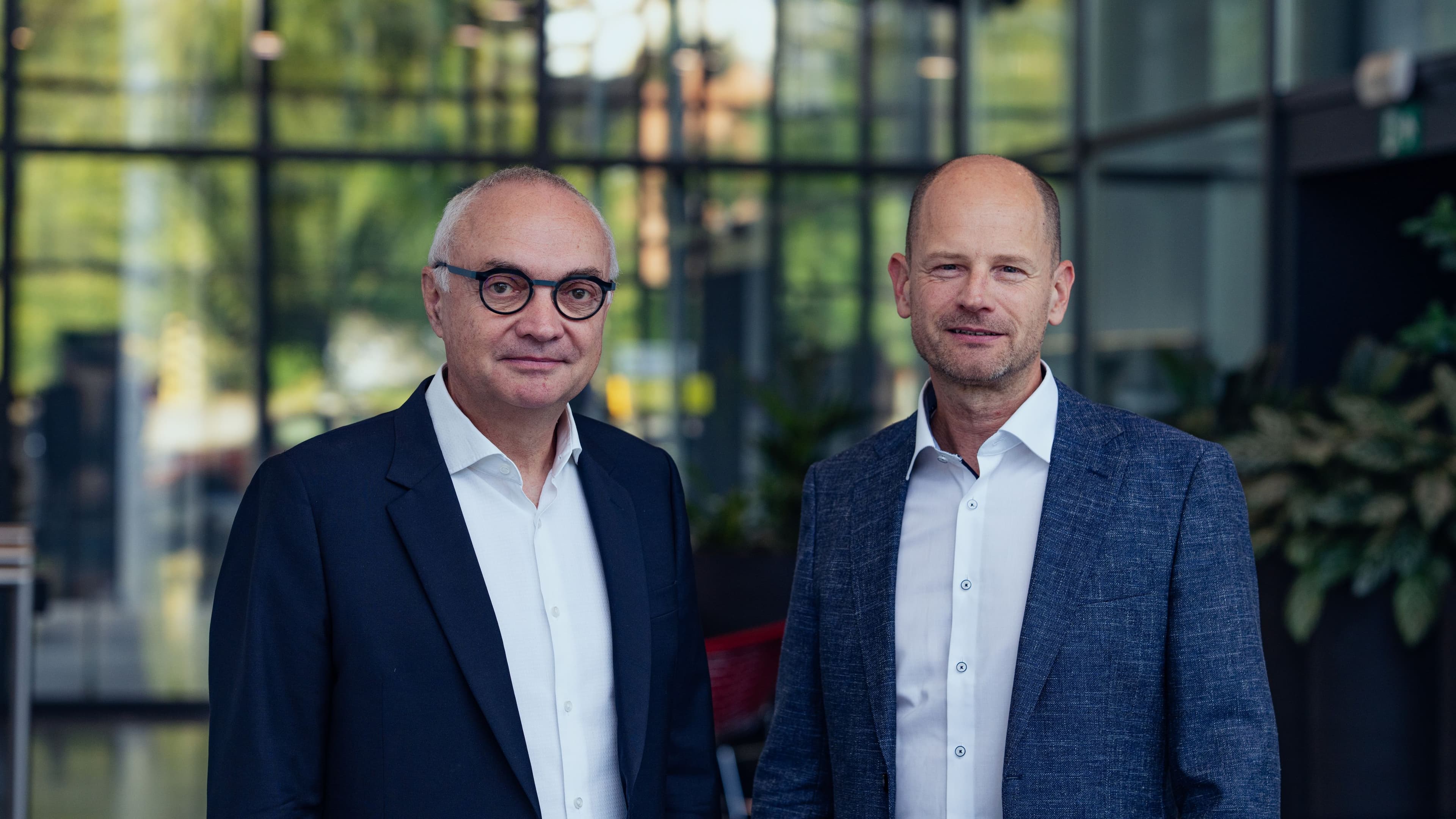 Luc Van den hove en Patrick Vandenameele